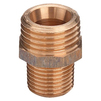 Photo VIEGA Gunmetal fittings Adapter nipple, bronze, G 1/2", R 1/2" [Code number: 449339]