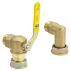 Photo VIEGA Gas meter connection set, brass, sealed (Т up to 650'C, Kvs=2.5), R 1" [Code number: 618728]