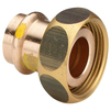 Photo VIEGA Profipress G connection screw fitting, conical sealing, for gas ball valve, bronze, d 28, G 1 3/8" [Code number: 351137]