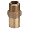 Photo VIEGA Soldered fittings Plug-​in piece, bronze, tapered thread, d 22, R 3/4" [Code number: 117894]