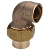 Photo VIEGA Soldered fittings Adapter union 90°, soldered connection, d 15, d1 15 [Code number: 123499]