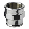 Photo VIEGA Gunmetal fittings Coupling, bronze, chrome-​plated, Rp1 1", Rp2 1/2" [Code number: 447830]