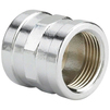 Photo VIEGA Gunmetal fittings Coupling, bronze, chrome-​plated, Rp 3/4" [Code number: 447779]