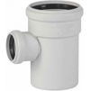 Photo Ostendorf Skolan Safe T-piece 87° SKEA-НТ with outlet to the internal sewerage, d - 100, d1 - 50 [Code number: 335440]