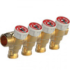 Photo Giacomini Plumbing manifold with valves, d 3/4", d1 1/2", 2 outlets (price on request) [Code number: R585CY072]