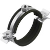 Photo Composite pipe clamp with vibration damper for high loads PI-НD, D 5"(135-146), М12, 30х3FV [Code number: 09405207]