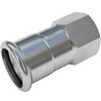 Photo IBP B-Press Inox Female Straight Connector, stainless steel 304, d - 15, d1 - 3/4" [Code number: PS24270G0150600]