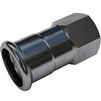Photo IBP B-Press Inox Press straight connector with female thread, stainless steel 304, d - 76.1, d1 - 2 1/2" [Code number: PS24270G0762000]