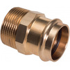 Photo IBP B-Press Male threaded straight connector, d 108, R 4" [Code number: P5243G10832000]