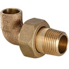 Photo IBP Solder fittings Bent union, male thread, d - 35, R - 1 1/4" [Code number: 4098G 035010000]