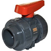 Photo EFFAST Double union ball valve plain socket, FPM, d 20 [Code number: BDRBK1D020V]