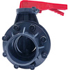 Photo Aquaviva Butterfly valve for general use, PVC, with flanges and bolts, d 125 [Code number: 1w0530 / UBV02125]