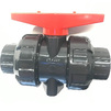Photo Aquaviva Ball valve for industrial use with socket end, PVC-U, d - 20, PN16 (Russia) [Code number: 1w0250]