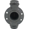 Photo Aquaviva Tee 90° reduced with PVC flange, PN 10, d 225, d1 160  [Code number: 1w0043 / AQV104225FR0]