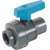 Photo COMER ball valve BVS10 one-way, PVC-U, d 20 [Code number: BVS10020PVC]