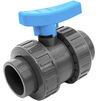 Photo [NO LONGER PRODUCED] - COMER ball valve BVD46, coupling end, for glue, PVC-U, d - 20, PN 16 [Code number: BVD46020PVC]