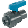 Photo COMER ball valve BVS12 threaded, one-way, PVC-U, d - 20, d1 - 1/2" [Code number: BVS12020PVC]