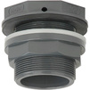 Photo COMER Tank connector, for glue, d 16, d1 3/4", PVC-U [Code number: 5.17.016]
