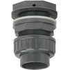 Photo COMER Tank connector with collapsible sleeve, for glue, d - 16, d1 - 3/4, PVC-U [Code number: 5.18.016]