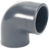 Photo COMER Elbow adhesive 90°, PVC-U, d - 400 (RACCORDO PLAST) [Code number: CV90GO400PVC]