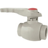 Photo KAN-Therm PP Ball valve for polyfusion thermal welding, material PP-R, d 32 [Code number: 1209278014]
