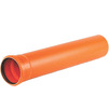 Photo Chemkor Outdoor sewerage Socket pipe, uPVC, SN2, d - 160*3,2, length 0,58 m, price for pc [Code number: 1491001]