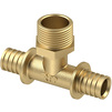 Photo RTP DELTA T-piece axial, male thread, brass, d - 16, d1 - 1/2" [Code number: 29320]