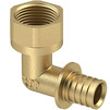 Photo RTP DELTA Elbow axial, female thread, brass, d - 16, d1 - 1/2'' [Code number: 28322]