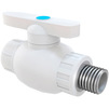 Photo RTP ALPHA PP-R Ball valve, full flow, with male outlet thread, white, d - 25 [Code number: 21517]