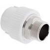 Photo RTP ALPHA PP-R Coupling combined with male thread, white, d - 32, d1 - 1", on a turnkey basis [Code number: 14631]