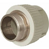 Photo RTP ALPHA PP-R Coupling combined with male thread, d - 40, d1 - 1 1/4", grey, on a turnkey basis [Code number: 15909]