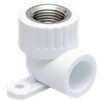 Photo RTP ALPHA PP-R Combined elbow, d - 20, d1 - 1/2", with female thread, with fastening, white [Code number: 10797]