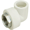 Photo RTP ALPHA PP-R Elbow combined, PN25, female thread, white, d - 40, d1 - 1 1/4" [Code number: 31114]