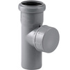 Photo RTP BETA Access pipe for non-pressure domestic sewage, for socket, PP, d - 50, box, grey [Code number: 36640]