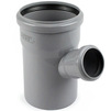 Photo RTP BETA T-piece 67° for non-pressure domestic sewage, for socket, PP, d - 110, d1 - 50 [Code number: 36314]