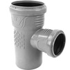 Photo RTP BETA T-piece 87° for non-pressure domestic sewage, for socket, PP, d - 110, d1 - 75 [Code number: 36306]