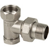 Photo RTP SIGMA Valve for radiator regulation angle, nickel-plated, brass, d - 1/2" [Code number: 36909]