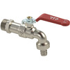Photo RTP SIGMA Ball valve water folding brass, male/male, PN 40, lever, d - 1/2", d1 - 1/2"-14 mm [Code number: 34659]