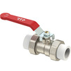 Photo RTP ALPHA Ball valve brass with two transitions to PPR pipe, lever, d - 20 [Code number: 34663]
