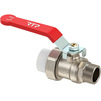 Photo RTP ALPHA Ball valve brass, with transition to PPR pipe, male thread, lever, d - 20, d1 - 1/2" [Code number: 34675]