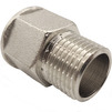 Photo RTP SIGMA Adapter hexagonal, female/male, brass, nickel-plated, d - 1/2", d1 - 1/2" [Code number: 33625]