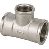 Photo RTP SIGMA Reducer T-piece, female/female/female, brass, nickel-plated, d - 1'', d1 - 1/2'', d2 - 1'' [Code number: 25200]