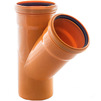 Photo RTP BETA ORANGE T-piece 45°, PP-B, for outdoor sewage, with socket, d - 110, d1 - 110 [Code number: 36512]