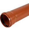 Photo RTP BETA ORANGE Smooth pipe Piarcom, PP-B, for outdoor sewage, with socket, d - 110*2,7, length 4 m, price for 1 pc [Code number: 15576]