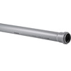 Photo RTP BETA Pipe for non-pressure VK, with a socket, gray, PP, d - 50 * 1.8, length 0.25 m, price for 1 pc [Code number: 37640]