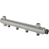 Photo VALTEC Steel manifold (pipe DN - 50), with center distance 100mm, d - 1", d1 - 1/2" male (3 outlets) [Code number: VTc.510.BS.50060403]