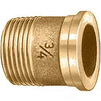 Photo IBP Solder fittings Threaded connector, flat seal, with male thread, d - 1 1/2", G - 2" [Code number: 4371G012016000]