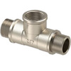 Photo RTP SIGMA Reducer T-piece, male/female/male, brass, nickel-plated, d - 1/2'', d1 - 1/2'', d1 - 1/2'' [Code number: 31585]
