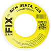 Photo RTP FUM tape for gas, 12х0,1х12000 mm, 0,7г/см3, diameter of the spool 55/25 mm (SANFIX) [Code number: 41220 (RTP)]