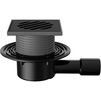 Photo Fachmann Drain adjustable T 510.0 PNsB, horizontal, with non-freezing trap sael, cast iron grating, plastic frame, 145x145 mm, DN - 40/50 [Code number: 04.035]